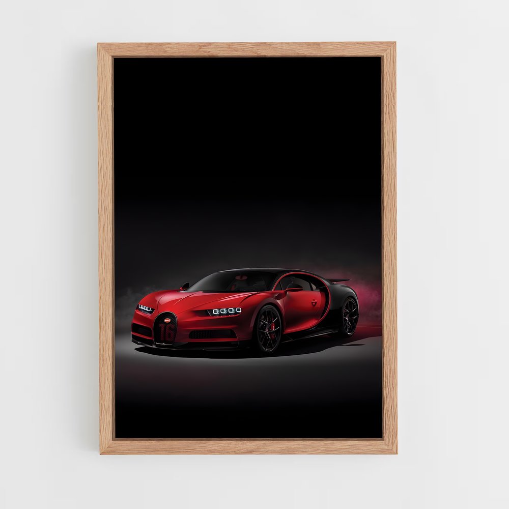 Poster Chiron Concept – affiche Bugatti (vue 4)